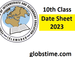 10th Class Date Sheet 2023 FBISE Federal Board