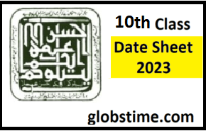 10th Class Date Sheet Bise Rawalpindi Board 2023