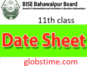 11 class date sheet Bahawalpur Board 2023